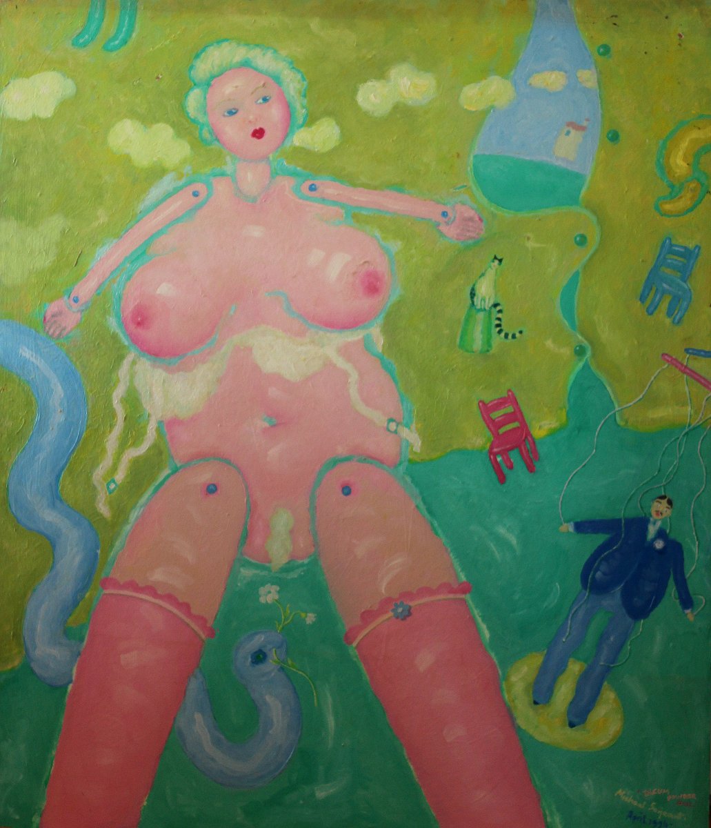 202 Michael Sarjeant - Nude Puppet and Toy Man